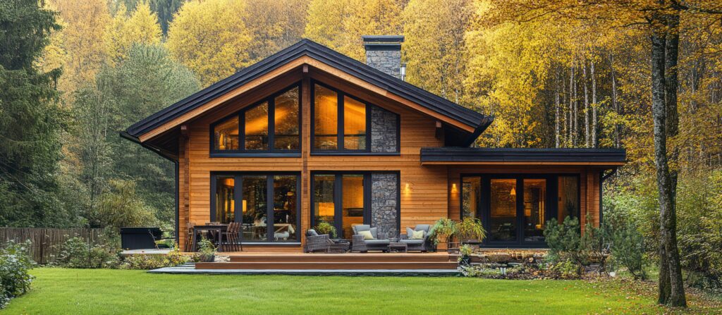 Komfort życia w domu szkieletowym