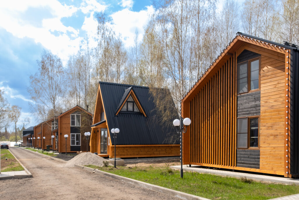 nowoczesny domek drewniany - Skan-Pol łódzkie