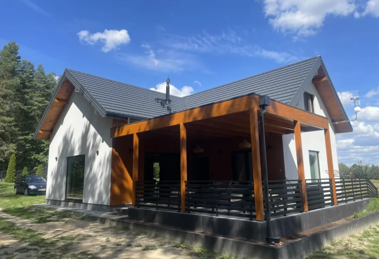 Dom w Stefanowie - dom szkieletowy